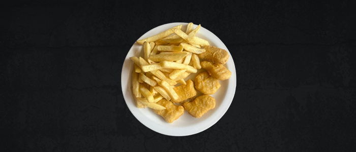 Chicken Nuggets With Chips 